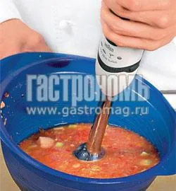 Холодний томатний гаспачо: освіжаючий рецепт з фотографіями 6 Холодний томатний гаспачо: освіжаючий рецепт з фотографіями 6