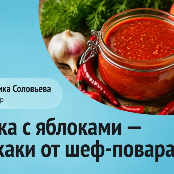 Тренди сезону: секрети ідеальної аджики від шеф-кухаря – чому яблука стануть вашою новою улюбленою добавкою